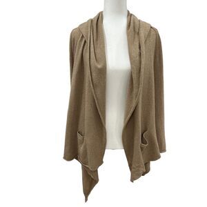 Ralph Lauren Sport Luxury Lagenlook Hooded Cardigan Italy Angora‎ Wool Size L